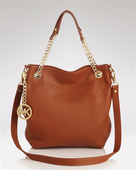 michael kors brown bag with gold chain|michael kors navy shoulder purse.